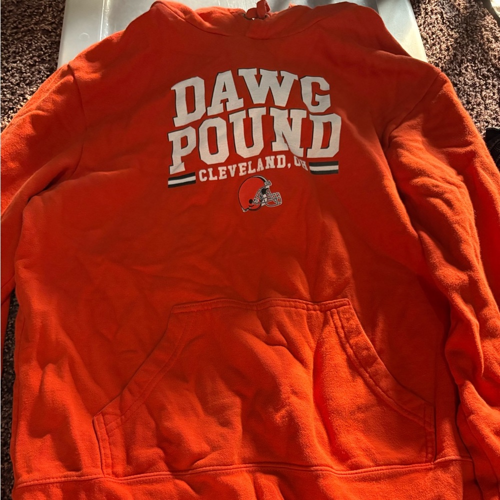 Orange Dawg Pound Hoodie